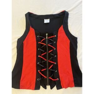 Harleen DC Comics The Suicide Squad Harley Quinn Bustier Top Lg Costume Corset
